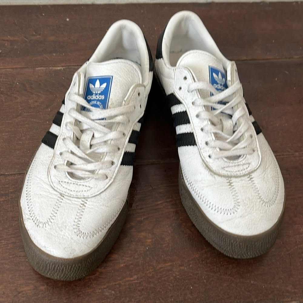 adidas Originals White and Black Sneakers